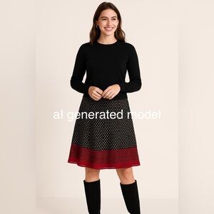 Anne Klein Silk Skirt – Size 12, 100% Silk, Side Zipper